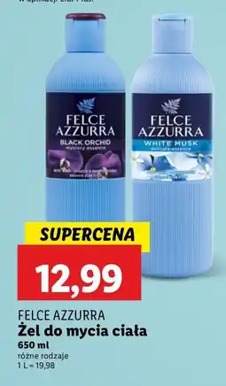 Lidl Żel do kąpieli white musk Felce Azzurra oferta