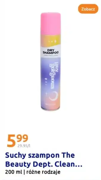 Action Suchy szampon The Beauty Dept. Clean... oferta