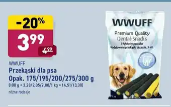 ALDI Przekąska dla psa higiena zębów 1 SZT 200 G oferta