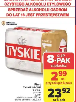 Carrefour Piwo Tyskie Gronie oferta