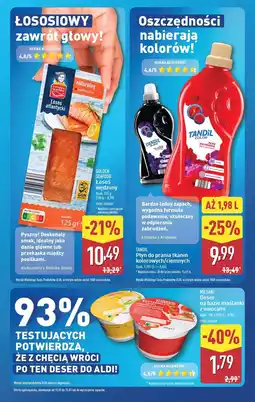 ALDI Łosoś wędzony naturalny Golden Seafood oferta