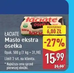 ALDI Masło ekstra osełka Łaciate oferta