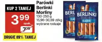 Delikatesy Centrum Parówki Berlinki Morliny oferta