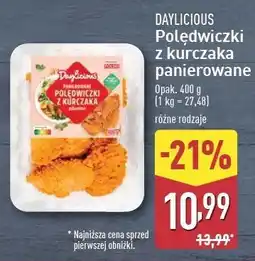 ALDI Polędwiczki z kurczaka pikantne Daylicious oferta