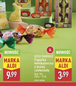 ALDI Baranek wielkanocny w białej czekoladzie Oster Phantasie oferta