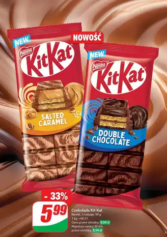 Dino Czekolada salted caramel Kitkat oferta