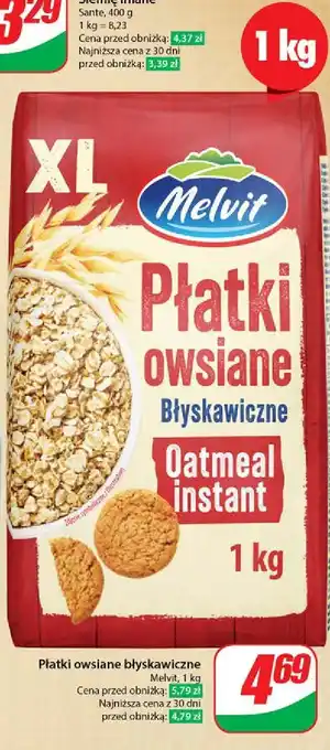 Dino Płatki owsiane błyskawiczne Melvit oferta