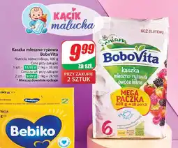 Dino Kaszka mleczno-ryżowa owoce leśne Bobovita oferta