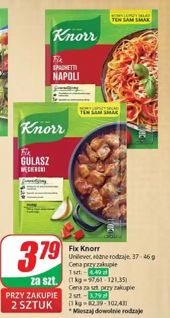 Dino Gulasz węgierski Knorr Fix oferta