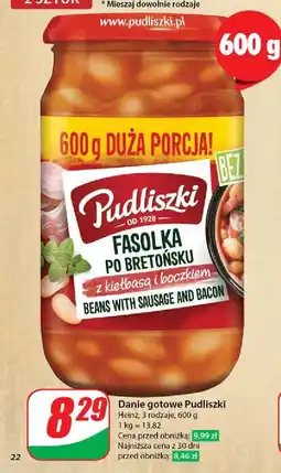 Dino Fasolka po bretońsku z kiełbasą i boczkiem Pudliszki oferta