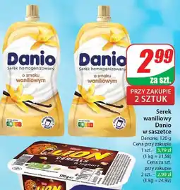 Dino Serek wanilia saszetka Danone Danio oferta