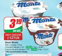 Dino Deser śmietankowy Zott Monte White oferta