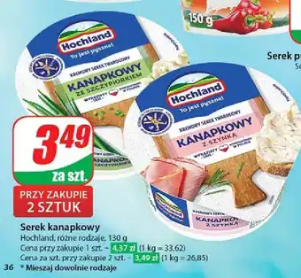 Dino Serek z szynką Hochland Kanapkowy oferta