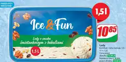 Dino Lody śmietankowe z bakaliami Koral Ice&Fun oferta