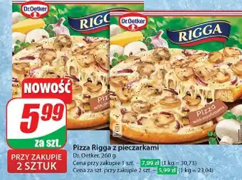 Dino Pizza z pieczarkami Dr. Oetker Rigga oferta