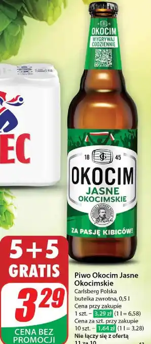 Dino Piwo Okocim Jasne Okocimskie oferta