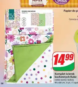 Dino Ścierki kuchenne 40 x 60 cm Kuke oferta