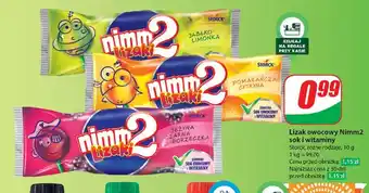 Dino Lizak jabłko limonka Nimm2 Lizaki oferta