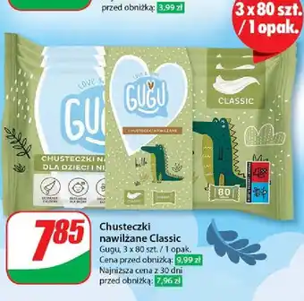 Dino Chusteczki nawilżane love & care Gugu Classic oferta