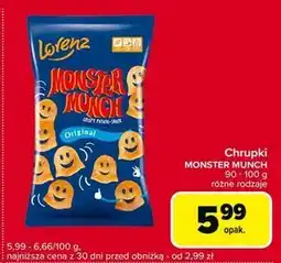 Globi Monster Munch Original Chrupki ziemniaczane 100 g oferta