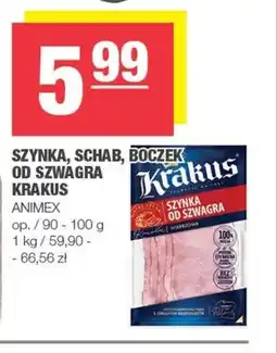 Spar Krakus Szynka od szwagra 90 g oferta