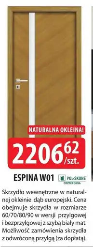 DDD Drzwi wewnętrzne M&W oferta