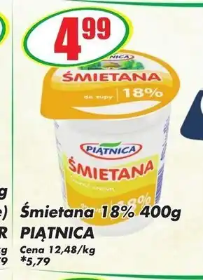 Sezamek Piątnica Śmietana 18 % 400 g oferta