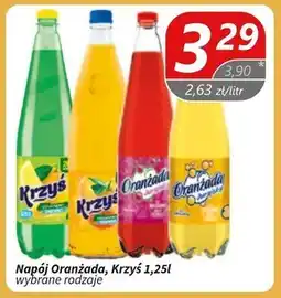 Społem Krzyś Napój gazowany smak pomarańczowy 1,25 l oferta