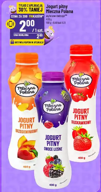 Polomarket Jogurt pitny Mleczna Polana oferta