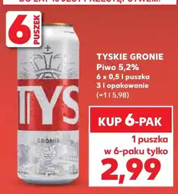 Kaufland Piwo Tyskie oferta