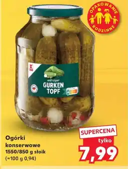 Kaufland Ogórki konserwowe oferta