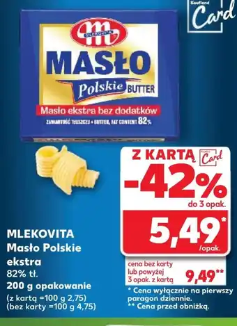 Kaufland Masło Mlekovita oferta