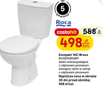 Castorama Kompakt wc Roca oferta