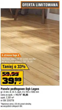 OBI Panele podłogowe M&M oferta