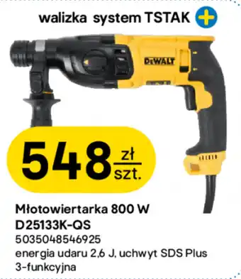 Castorama Młotowiertarka Dewalt oferta