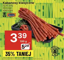 Delikatesy Centrum Kabanosy Tarczyński oferta