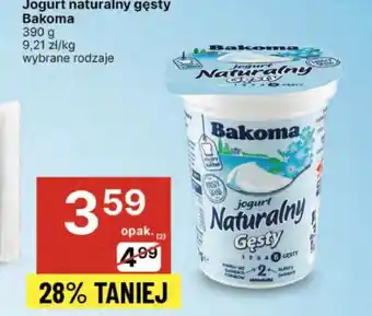 Delikatesy Centrum Jogurt naturalny Bakoma oferta