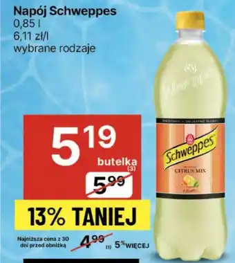 Delikatesy Centrum Napój Schweppes oferta