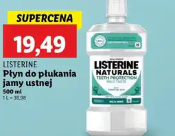 Lidl Płyn do płukania jamy ustnej Listerine oferta