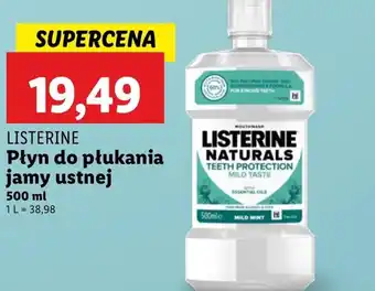 Lidl Płyn do płukania jamy ustnej Listerine oferta