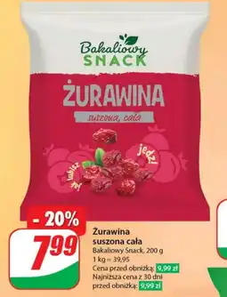 Dino Żurawina suszona Bakaliowy Snack oferta