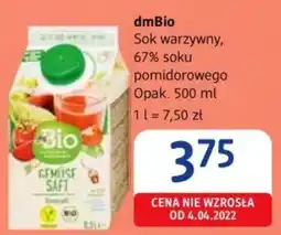 dm drogerie markt Sok DmBio oferta