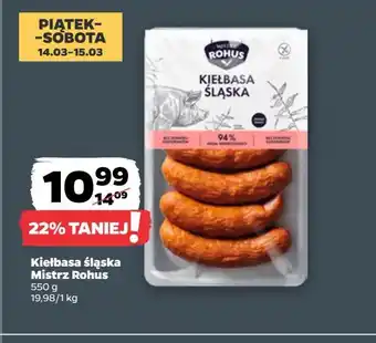 Netto Kiełbasa śląska Mistrz Rohus oferta