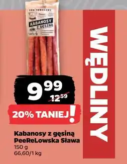 Netto Kabanosy z gęsiną Sława oferta