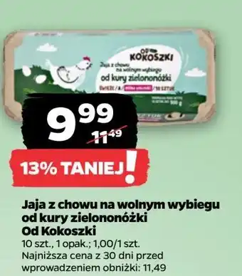 Netto Jajka zielononóżki Od Kokoszki oferta