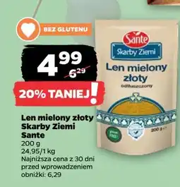 Netto Len mielony złoty odtłuszczony Sante Skarby Ziemi oferta