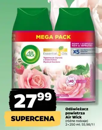 Netto Wkład tajemnicze ogrody z dzieciństwa Air Wick Freshmatic Life Scents oferta