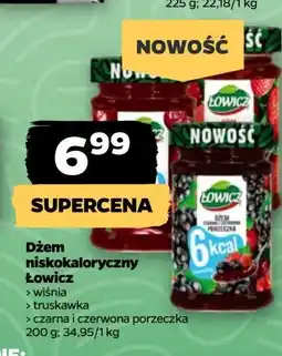 Netto Dżem czarna porzeczka 6kcal Łowicz oferta