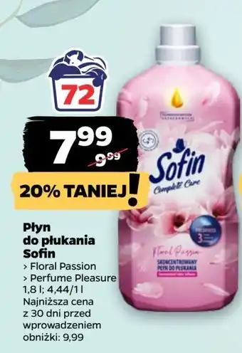 Netto Koncentrat do płukania perfum pleasure Sofin Complete Care oferta