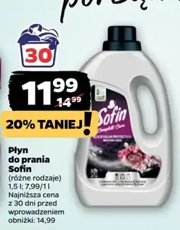 Netto Płyn do prania ciemnych i czarnych tkanin Sofin Complete Care oferta